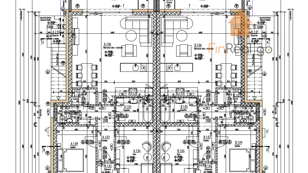 Na predaj 3i byty s terasou a parkovacím miestom v Lužiankach.