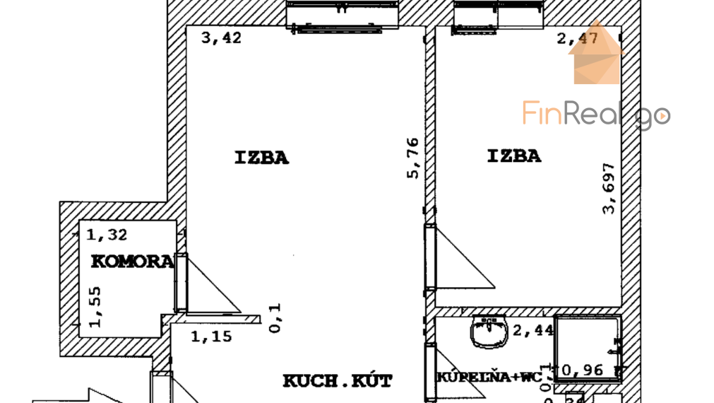 Prenajaté - útulný 2-izbový byt na Šustekovej ul. Petržalka