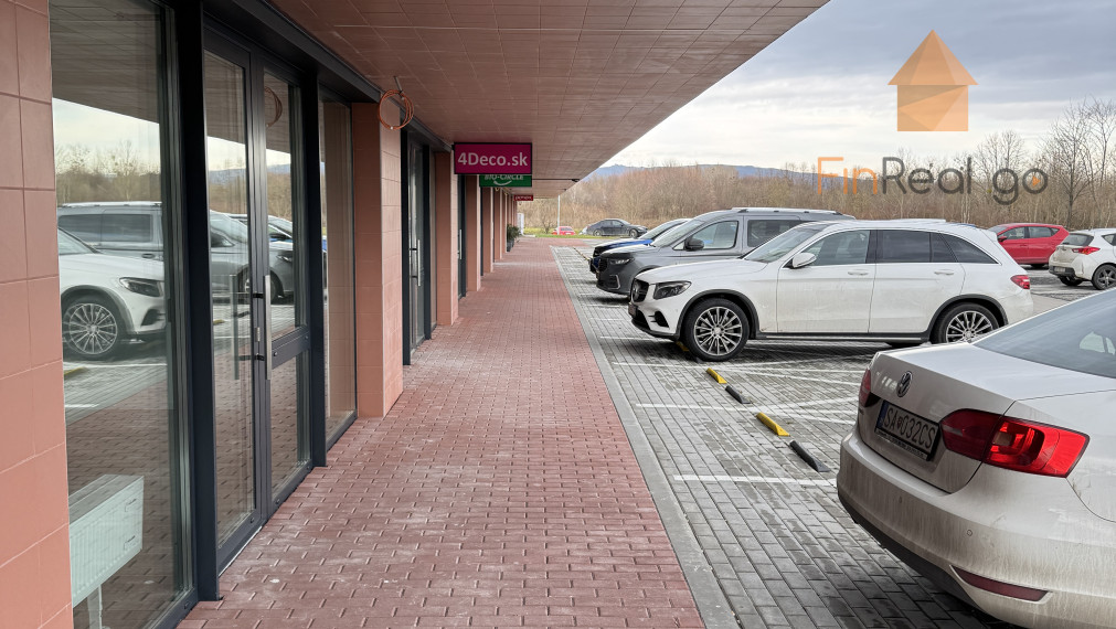 Prenajaté - obchodný priestor Moruše, 2 parkovacie státia priamo pred priestorom!