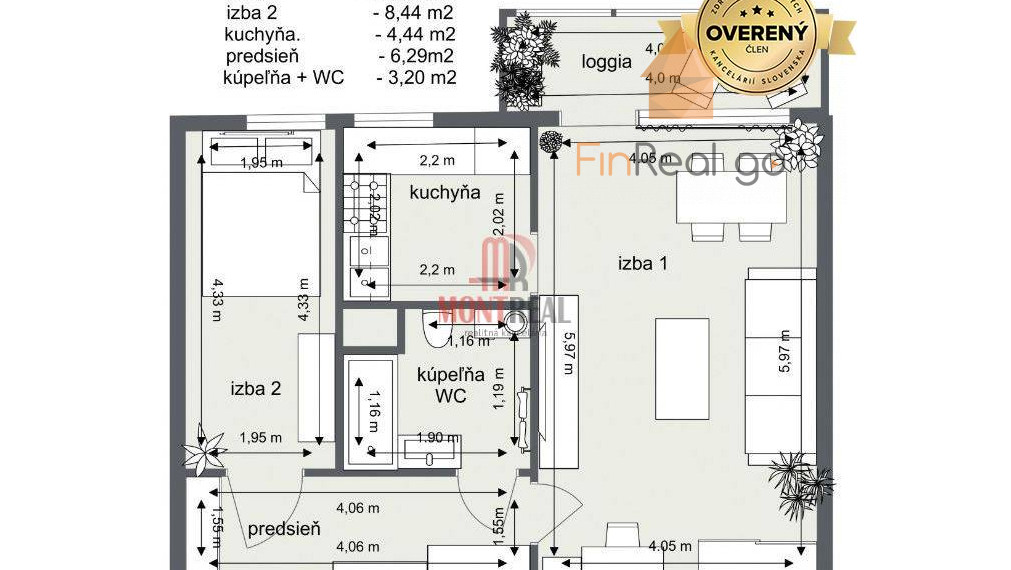Predaj 2-garsónka 53,44m2 Deluxe v Petržalke pri električkovej zástavke