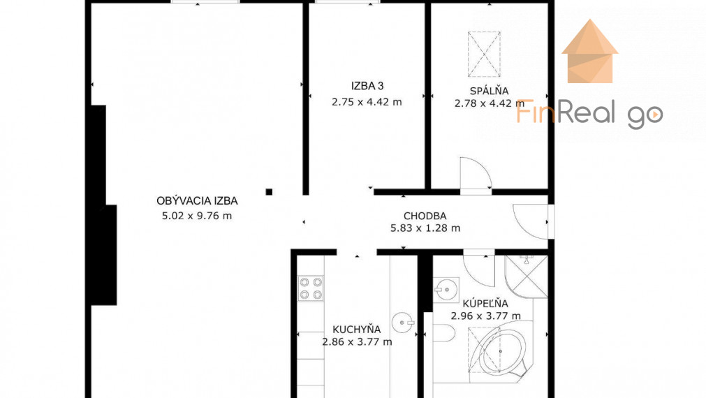 REZERVOVANÉ - podkrovný 3-izbový byt na Nivách, Súťažná