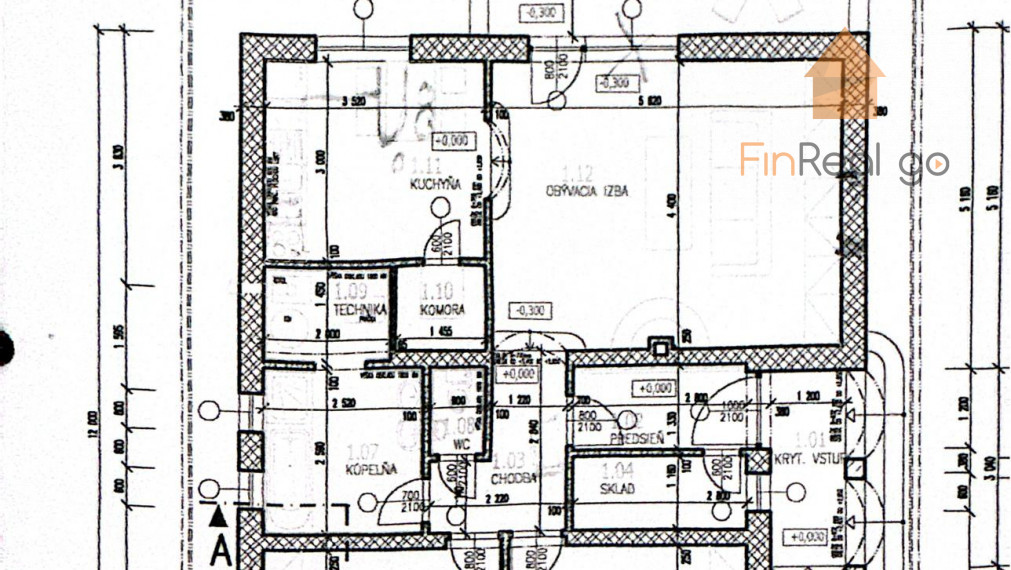 FINREALGO Znížená cena - NA PREDAJ - 3i Rodinný Dom v Trhová  Hradská so záhradou - 20 ročná stavba v tichej ulici