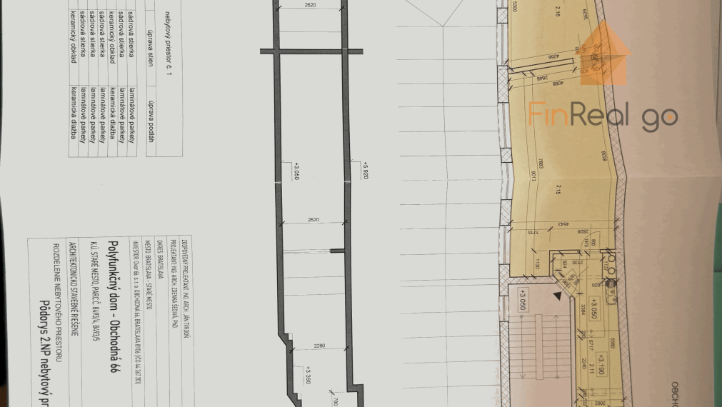 INVESTIČNÁ PRÍLEŽITOSŤ 168 m² + 8 m² terasa – OBCHODNÁ ULICA, STARÉ MESTO, BRATISLAVA I