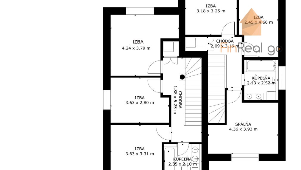 Prenájom - novostavba RD s 2 bytovými jednotkami, 102m2 úžitková plocha, 381m2 pozemok, Hrubá Borša