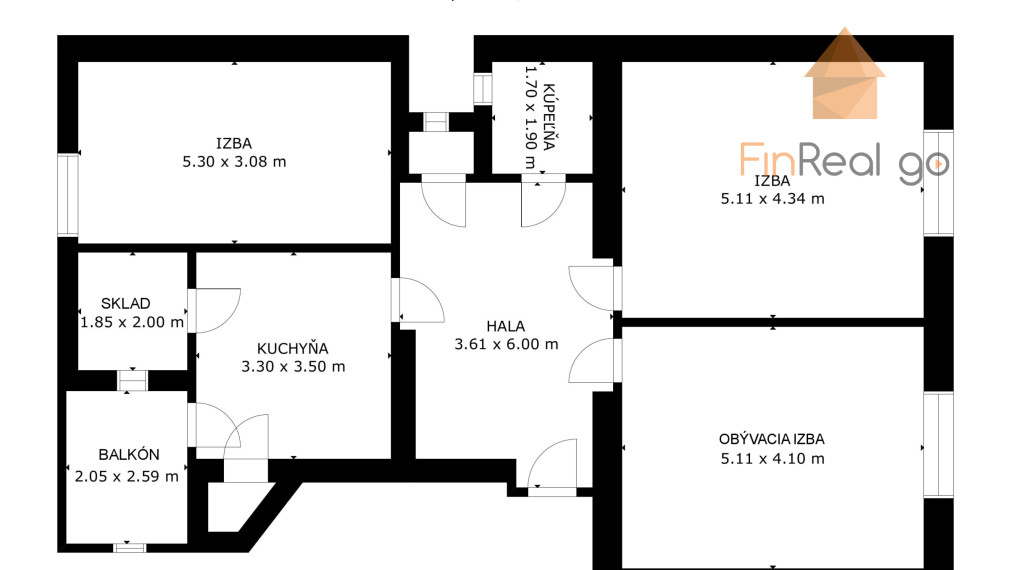 Predaj 3-izbový staromestský byt 91m2 Špitálska ul., výťah, balkón, parkovanie vo dvore!