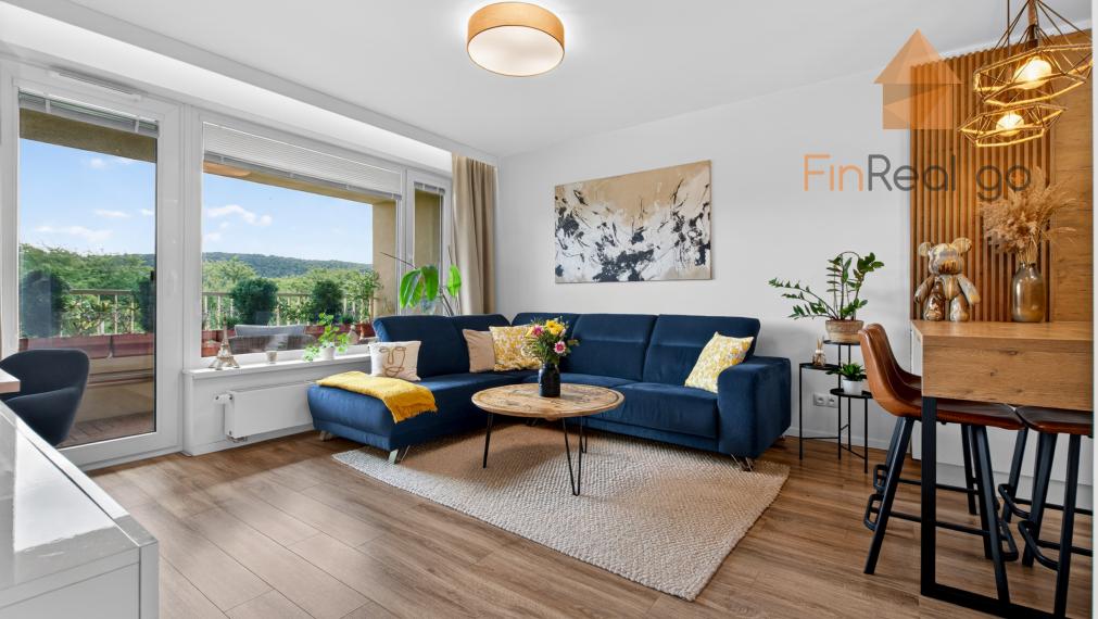 Predaj moderný kompletne zariadený 2-izbový byt s príjemnou lodžiou, Bory, Bratislava