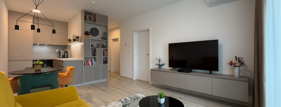 Prenájom 2-izbový apartmán NUPPU s parkovacím miestom v garáži, na mieru kompletne zariadený