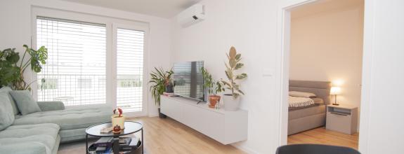 Predaj 2-izb.byt 62m2, kompletne zariadený v projekte Nový Ružinov, BA-II