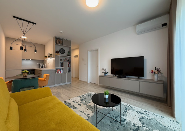 Prenájom 2-izbový apartmán NUPPU s parkovacím miestom v garáži, na mieru kompletne zariadený